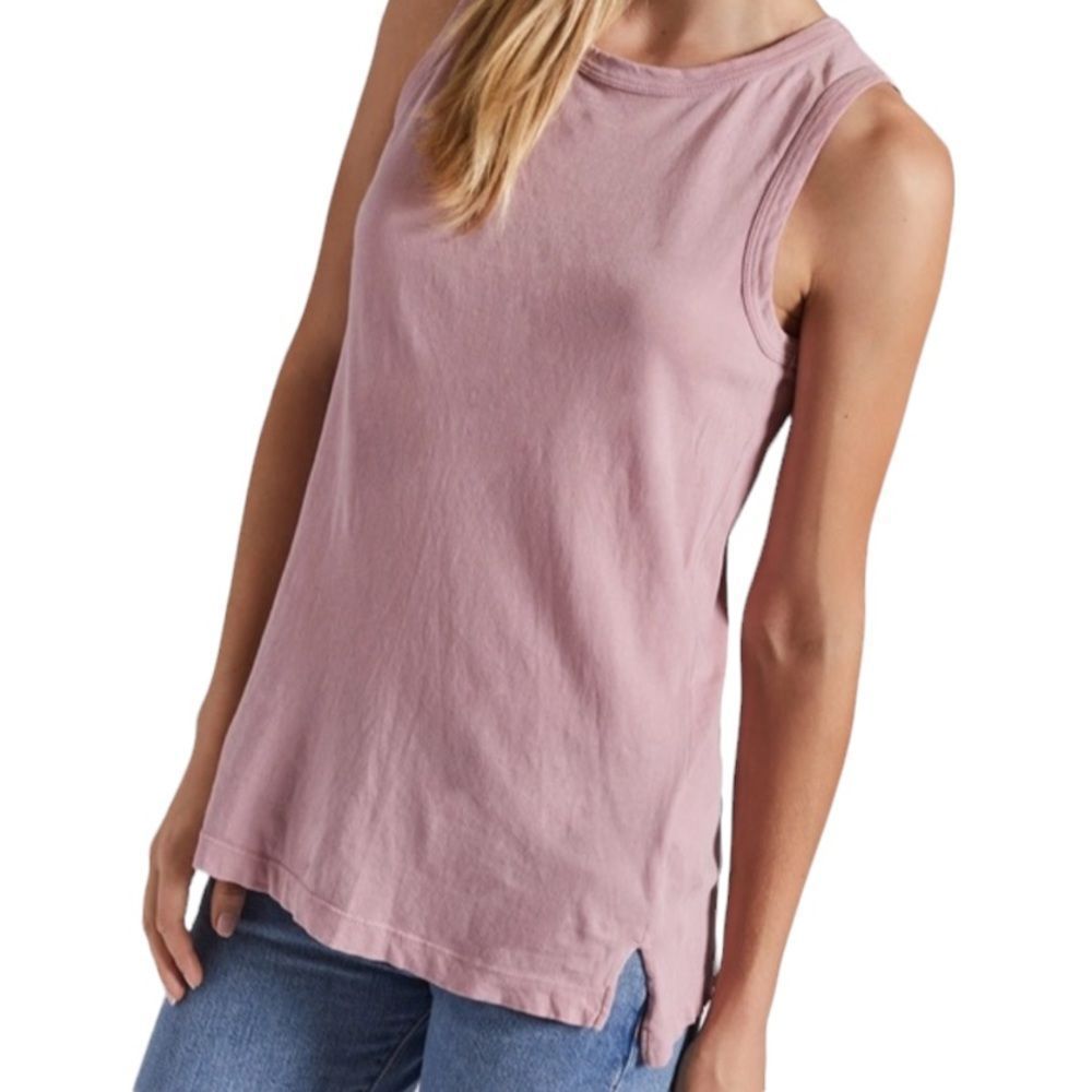 NWT Current‎ Elliott The Muscle Tee in Soft Pink 3 L
